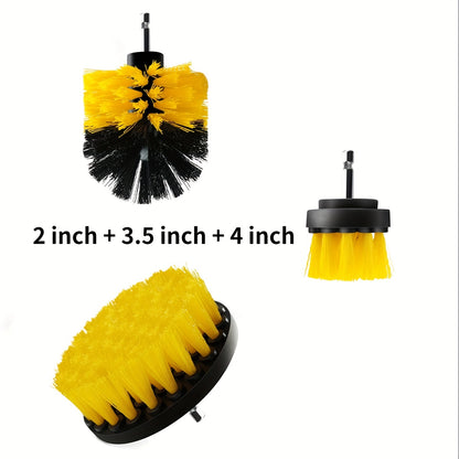 Conjunto de 7 peças de escovas para furadeira, kit de ferramentas de limpeza
