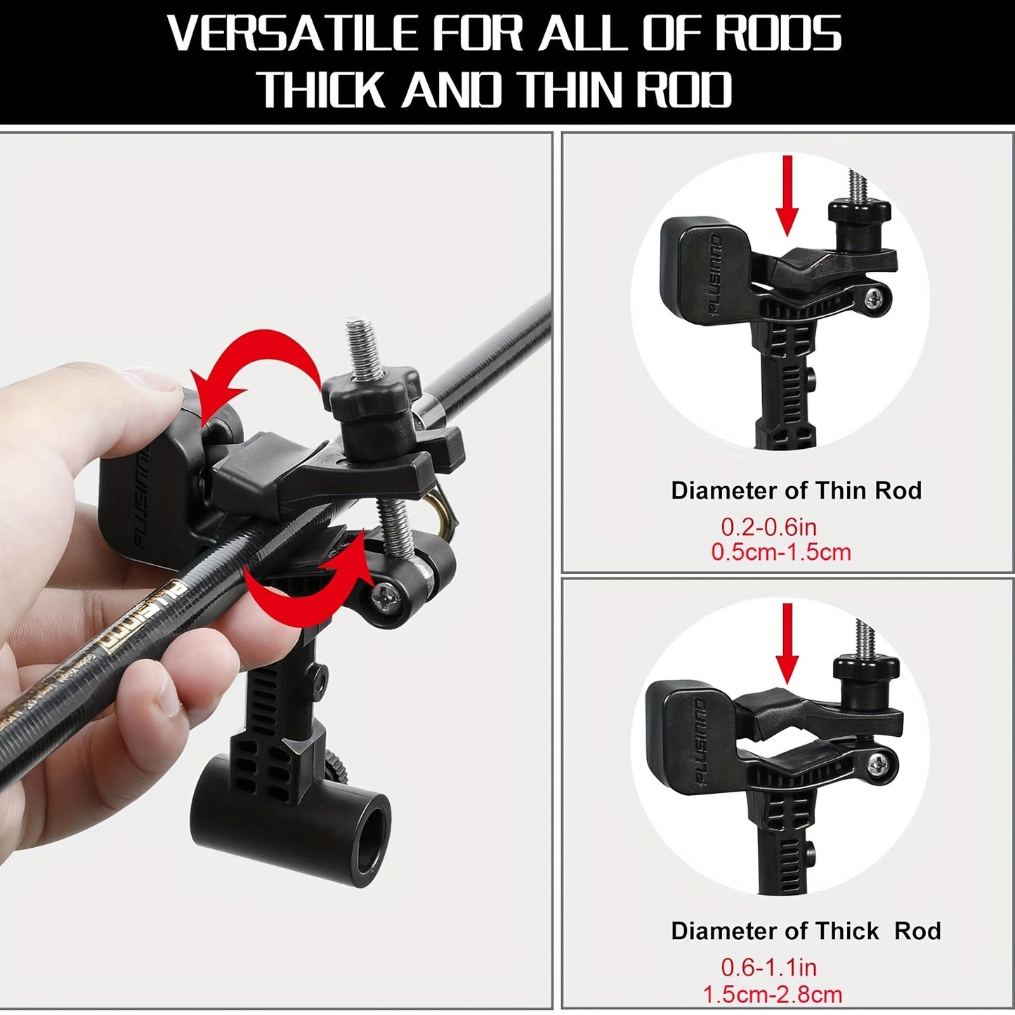 Bobinador de linha de pesca compacto e portátil PLUSINNO com função de desenrolador.
