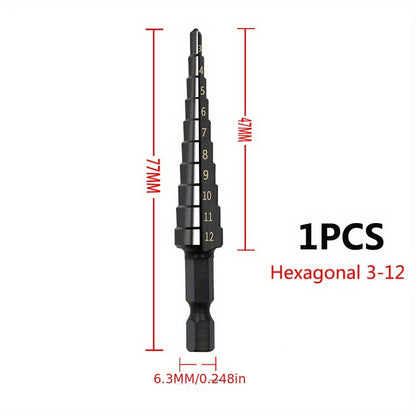 Aumente seu poder de perfuração com este conjunto de brocas escalonadas