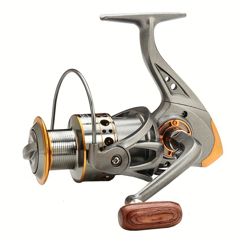 Equipamento de carretel giratório Pro Fishing com carretel fixo - Lançamento suave, arrasto preciso