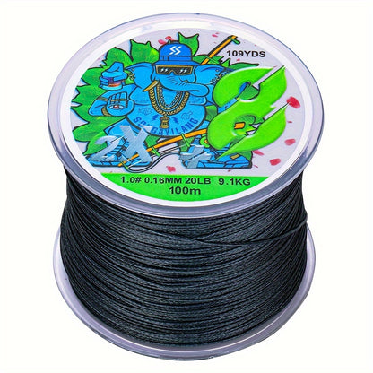 Linha de pesca trançada de PE super-forte com 8 fios