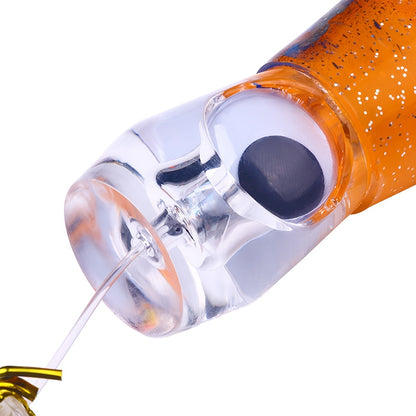 isca de polvo de resina premium com saia macia para pesca em alto mar.