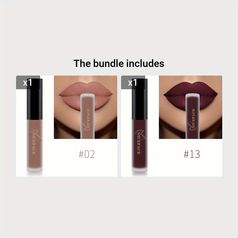 20 cores de batom matte altamente pigmentado.