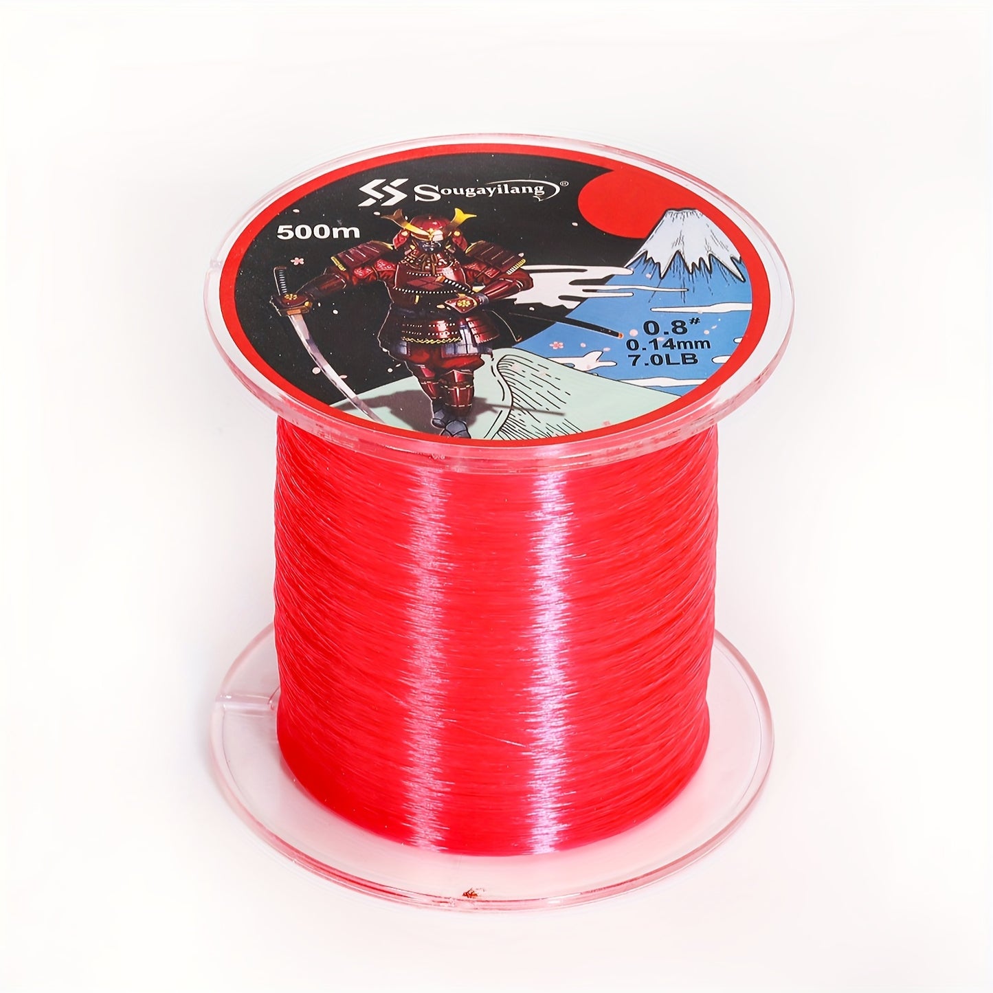 Linha de pesca de nylon monofilamento premium Sougayilang 4X, 500 m/546 jardas,