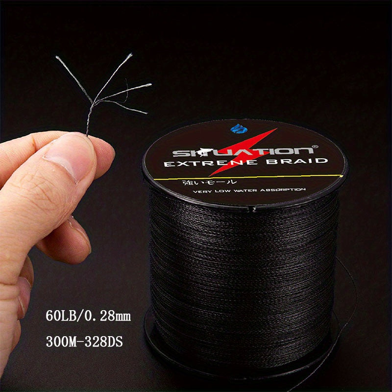 Linha de pesca resistente e suave de 500 m/1640 pés, linha trançada