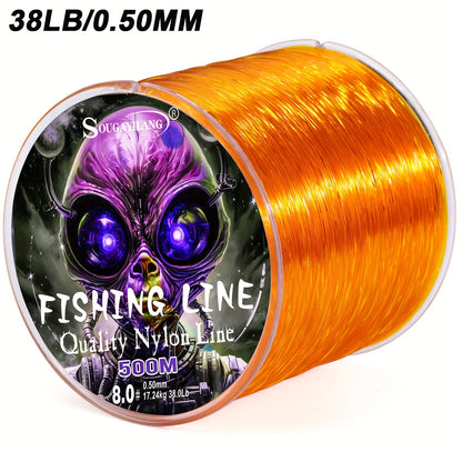 Linha de pesca de nylon ultradurável de 547 jardas/500 m da Sougayilang