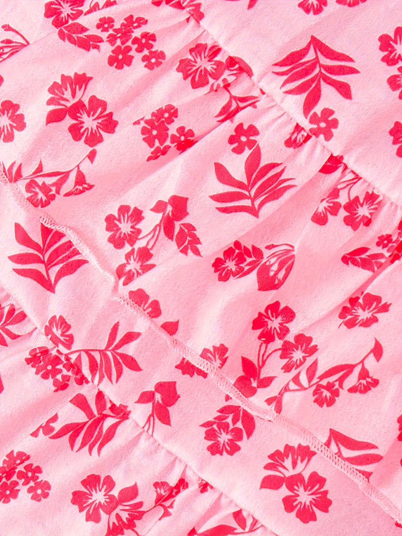 Conjunto de 2 peças de roupa feminina, doce e estilosa, blusa de manga comprida.