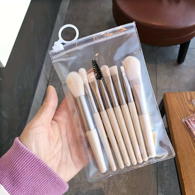 Pincéis de maquiagem macios e fofos,base profissional.