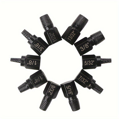 10pcs de extrator de parafusos