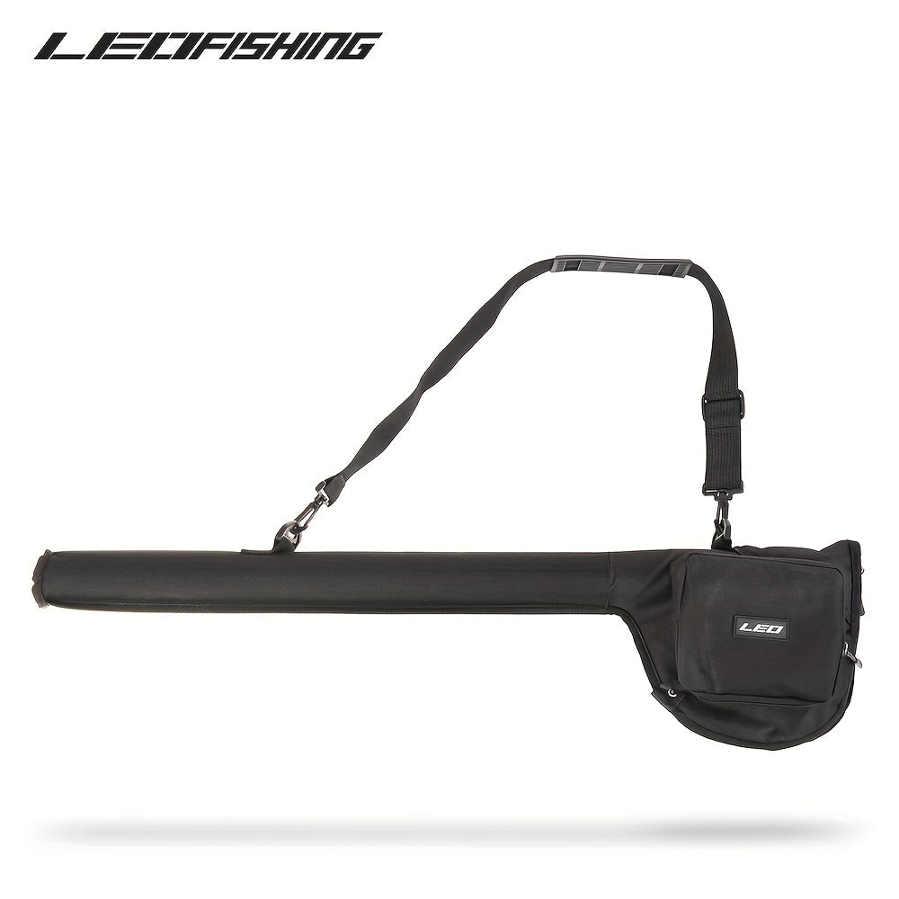 LEOFISHING Estojo de armazenamento de luxo para varas e molinetes de pesca com mosca - à prova d'água, proteção completa, compacto, durável e portátil, bolsa para equipamentos para viagens de pesca em água doce - fácil de transportar e armazenar