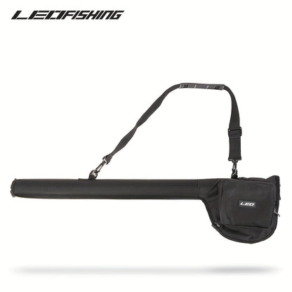 LEOFISHING Estojo de armazenamento de luxo para varas e molinetes de pesca com mosca - à prova d'água, proteção completa, compacto, durável e portátil, bolsa para equipamentos para viagens de pesca em água doce - fácil de transportar e armazenar