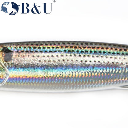 Ultimate Metal Cast Jig Spoon - Isca de pesca impressa em 3D altamente realista com durabilidade 30G/40G/60G.