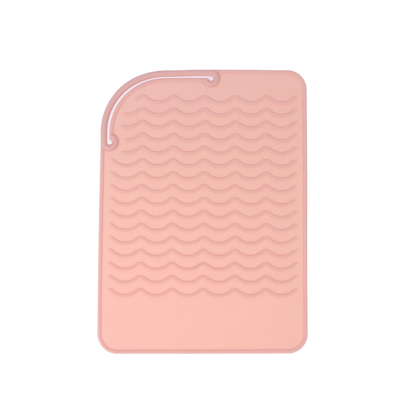 Tapete de silicone premium resistente ao calor para organiza ferramentas de cabelo para modelar sem esforço  Ideal para alisadores de cabelo, chapinhas