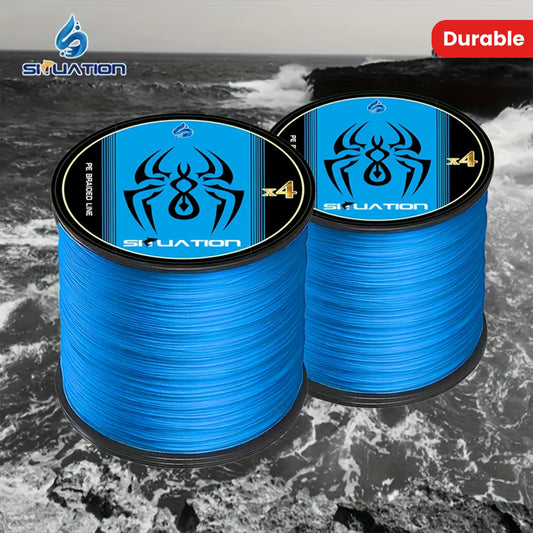 Linha de pesca trançada PE 300M/328YDS, forte e suave para arremessos longos