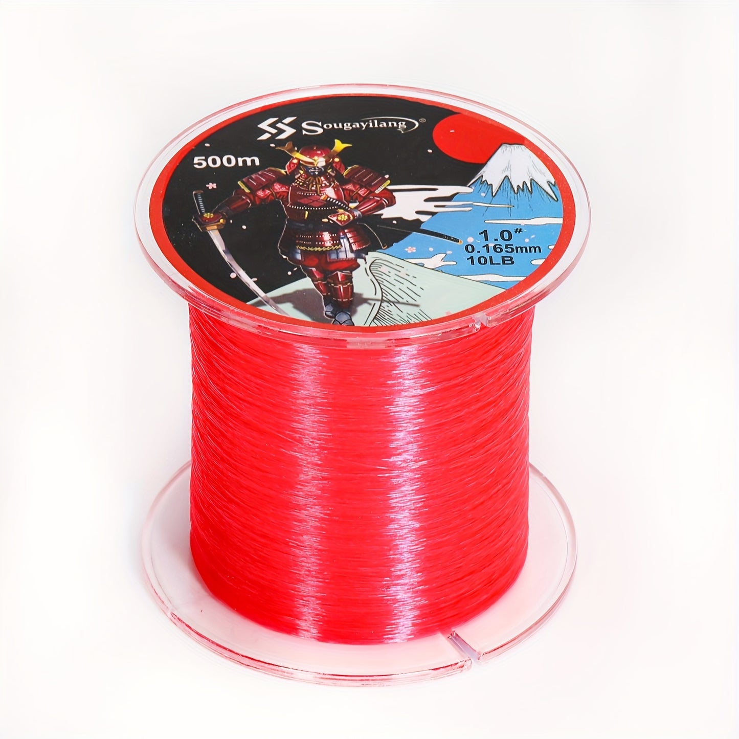 Linha de pesca de nylon monofilamento premium Sougayilang 4X, 500 m/546 jardas,