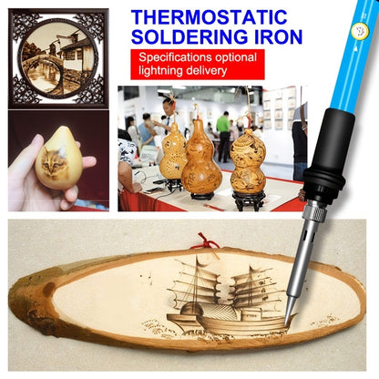 71 peças/conjunto de ferramentas de ferro de solda elétrico com regulação de temperatura