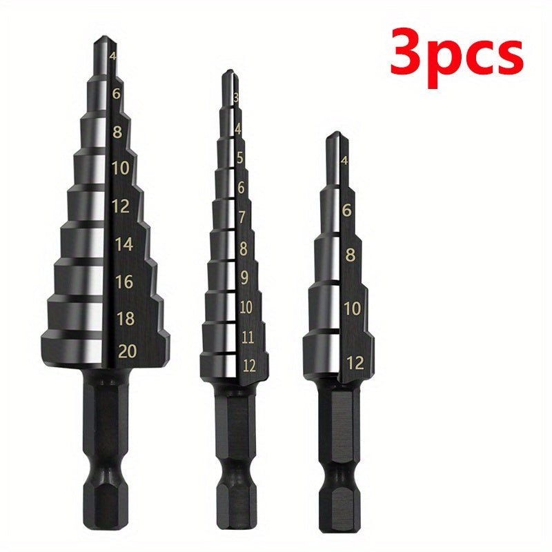 Aumente seu poder de perfuração com este conjunto de brocas escalonadas