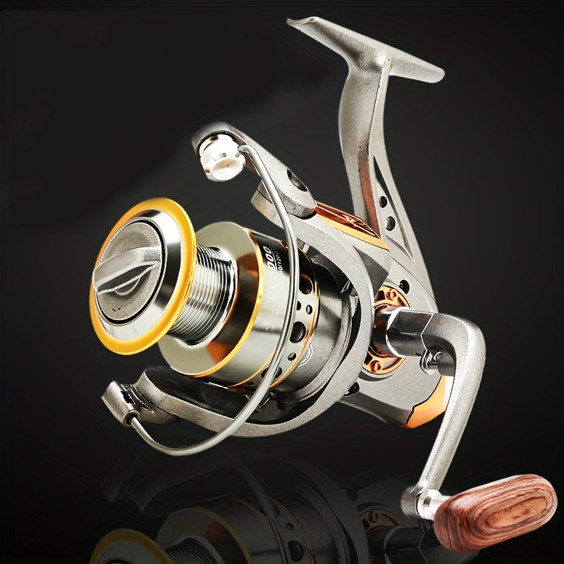 Equipamento de carretel giratório Pro Fishing com carretel fixo - Lançamento suave, arrasto preciso