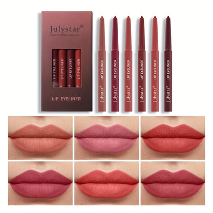 Lápis labial à prova d'água.
