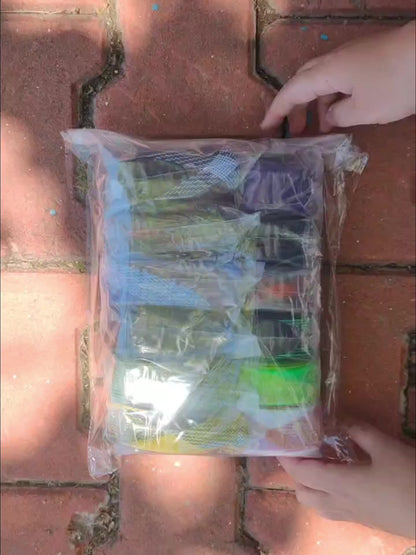 Pacote com 12 capas para varas de pesca em malha trançada - protege varas de arremesso e spinning, ideais para pesca marítima e armazenamento de equipamentos