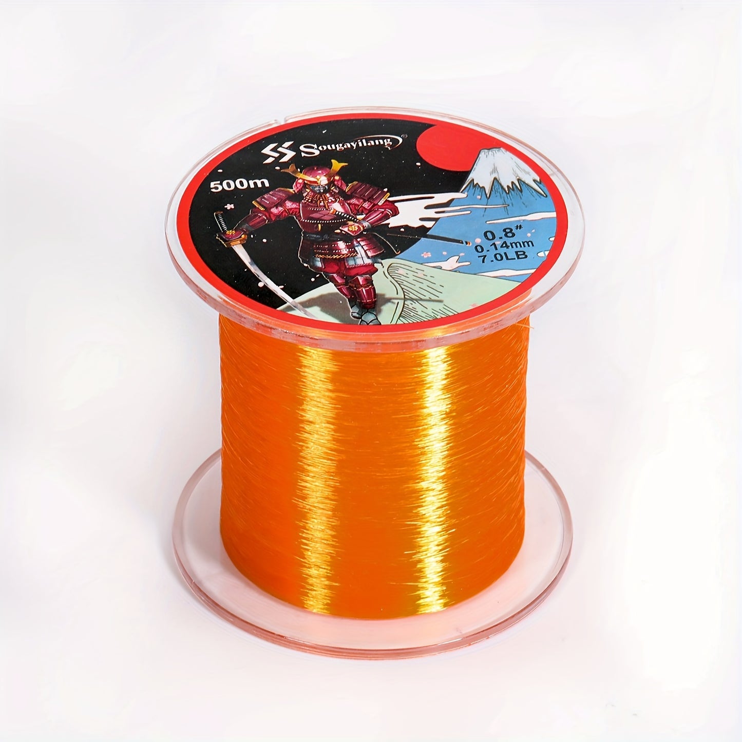 Linha de pesca de nylon monofilamento premium Sougayilang 4X, 500 m/546 jardas,
