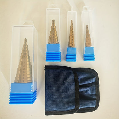 Aumente seu poder de perfuração com este conjunto de brocas escalonadas