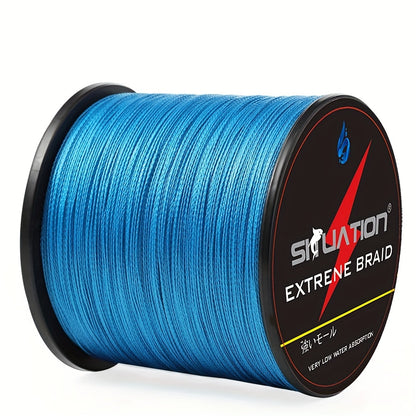 Linha de pesca resistente e suave de 500 m/1640 pés, linha trançada