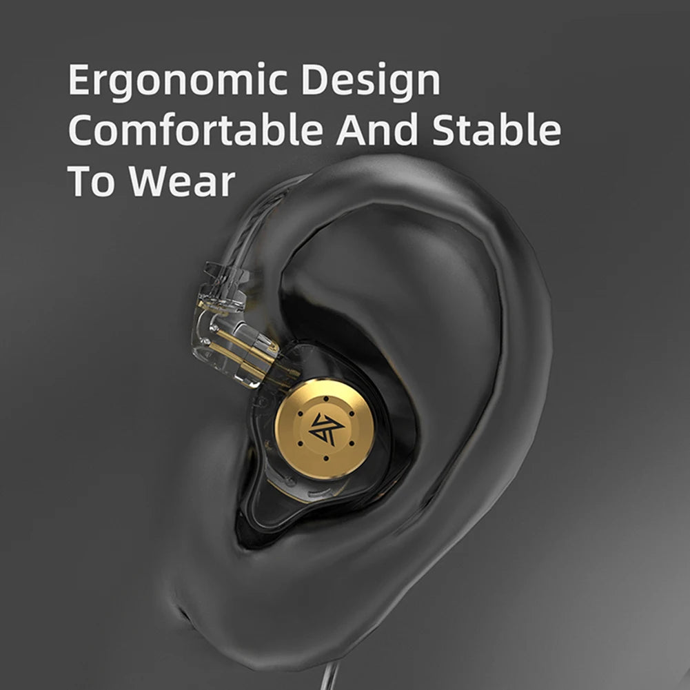 Fones de ouvido KZ EDX Pro.