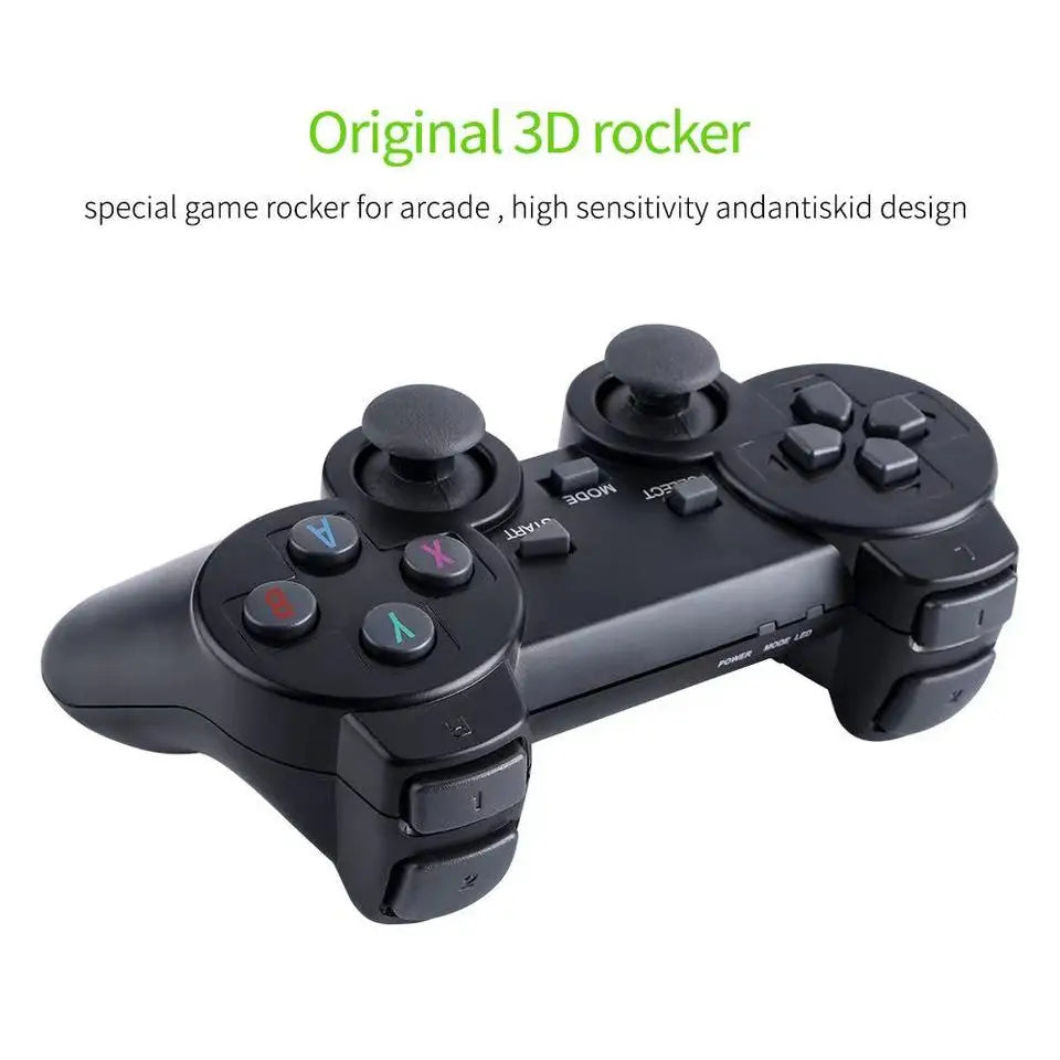 Game Stick 4K HD TV Construído em 20000 jogos Console de videogame com controle sem fio Console de jogos .