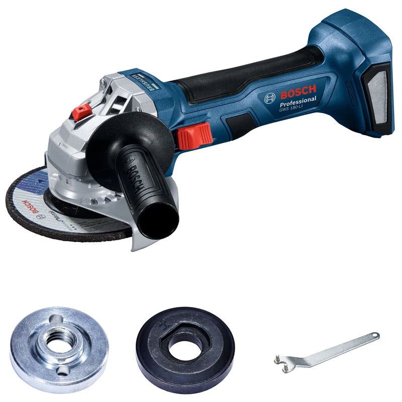 Esmerilhadeira angular sem fio e sem escovas,Bosch GWS 180-LI.