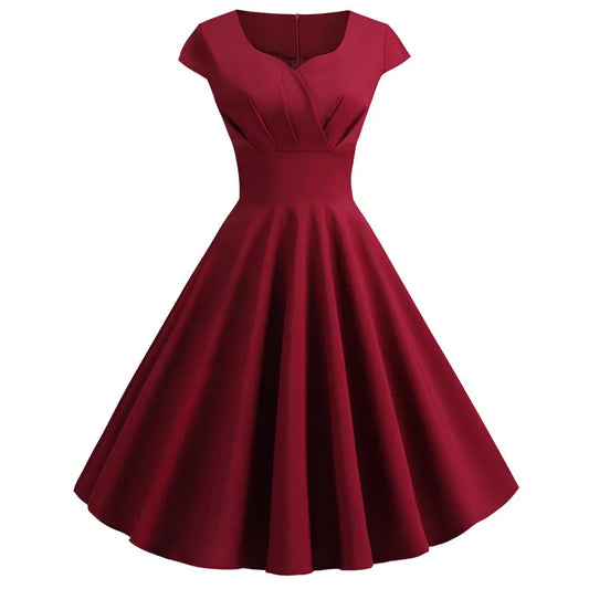 Vestidos de verão femininos, elegante, decote em V.