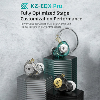 Fones de ouvido KZ EDX Pro.