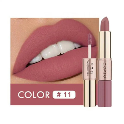 Batom Matte Brilho Labial Cosméticos À Prova D'água.