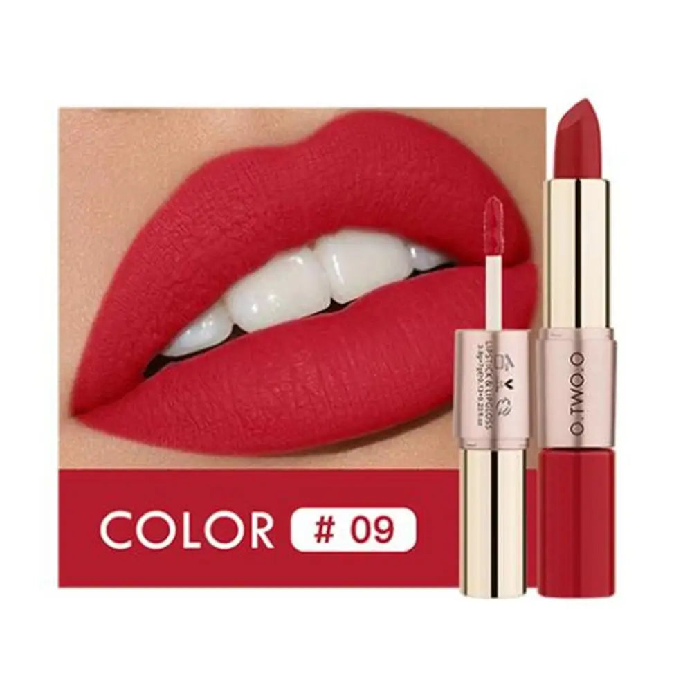 Batom Matte Brilho Labial Cosméticos À Prova D'água.