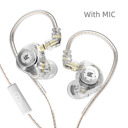 Fones de ouvido KZ EDX Pro.