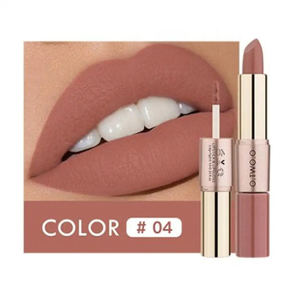 Batom Matte Brilho Labial Cosméticos À Prova D'água.
