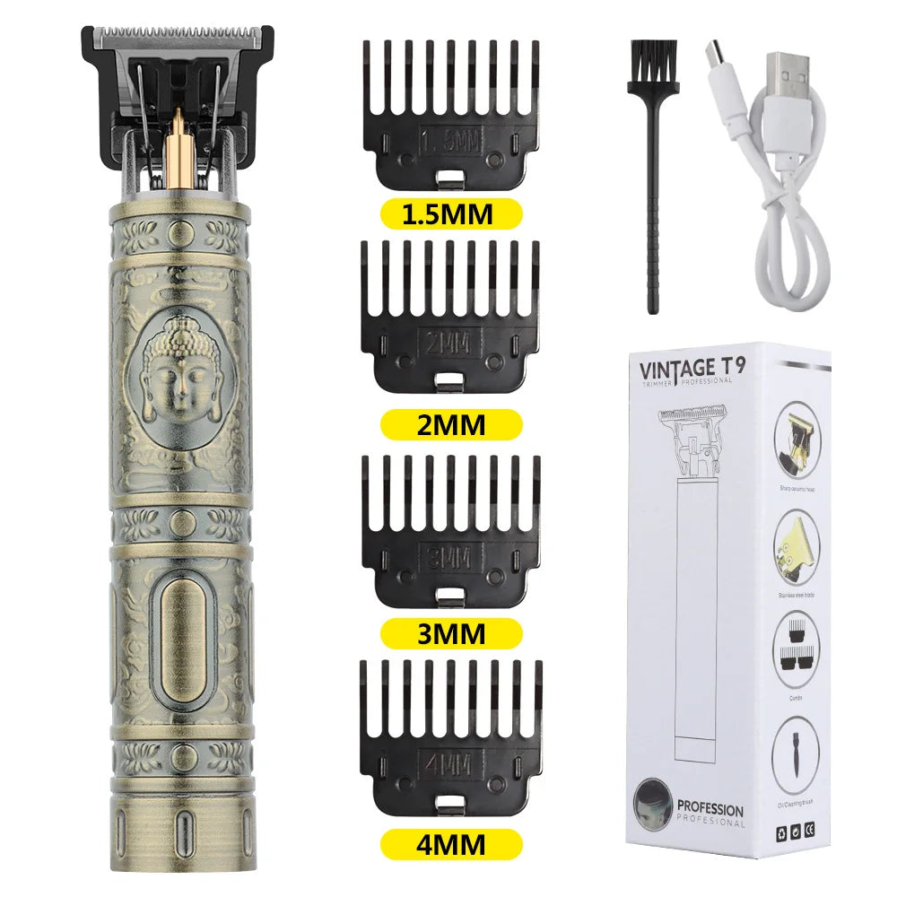 Conjunto de máquina de corte de cabelo original Retro , aparador capilar