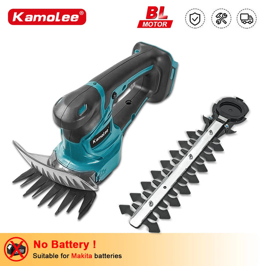 Aparador de cerca viva elétrico,Kamolee 2 em 1, 20.000 RPM, sem fio, para jardim.