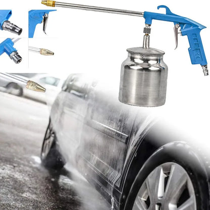 Lavadora de alta pressão para carro com chaleira de grande capacidade.