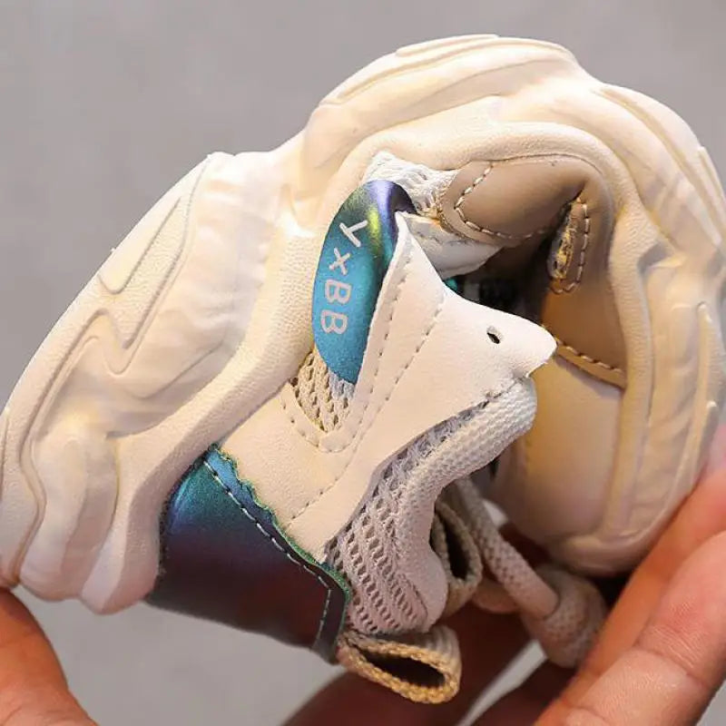 tênis casuais de malha,Tamanho 21-36 Sapatos de bebê para meninos e meninas,