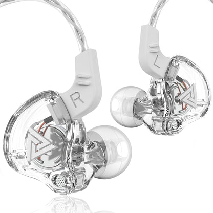 Fones de ouvido com fio de 3,5 mm QKZ AK6 HiFi com qualidade.