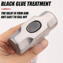 Mini martelo de cabeça redonda e plana, martelo de encaixe, madeira maciça