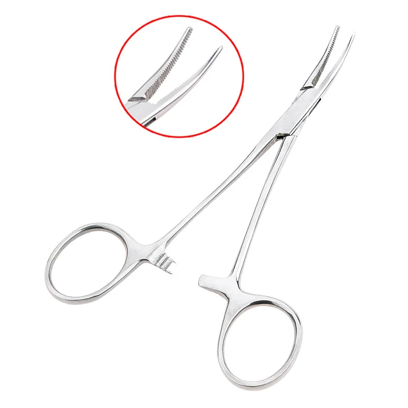 Ferramenta manual 12,5 16 18 cm Pinça hemostática Grampo para pelos de animais.