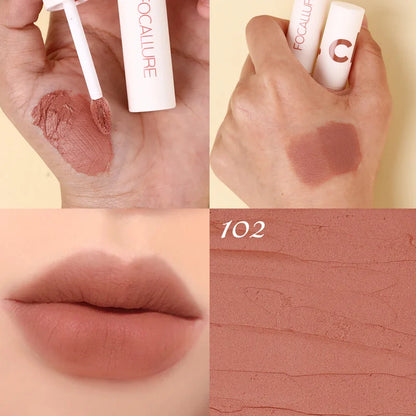 Atacado FOCALLURE Velvet Matte Batons À Prova D'água Lipclay Batom Líquido.