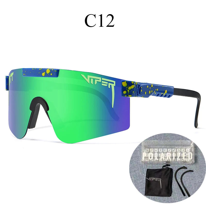 Com estojo UV400 Óculos de sol para ciclismo, esportes ao ar livre.