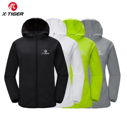 Camisa de ciclismo refletiva à prova de vento X-TIGER