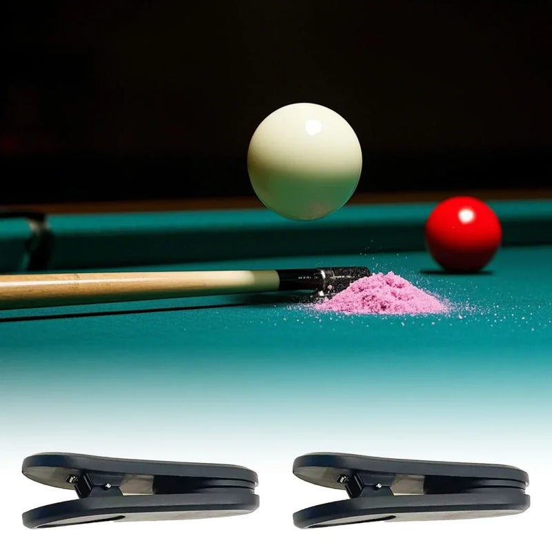 Suporte magnético silencioso para giz de bilhar