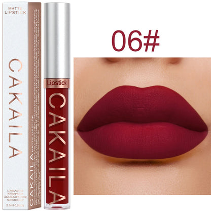 Brilho labial fosco 18 cores atacado, batom líquido barato.
