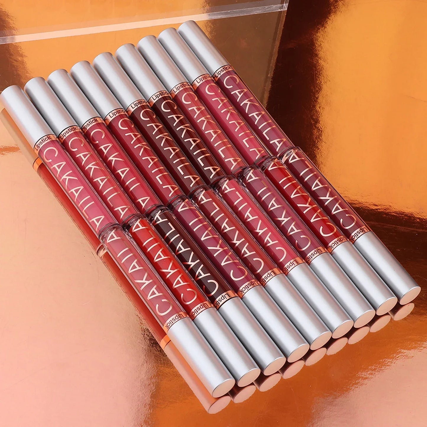 Brilho labial fosco 18 cores atacado, batom líquido barato.