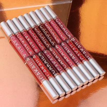Brilho labial fosco 18 cores atacado, batom líquido barato.